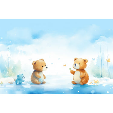 Bear and Butterfly Canvas